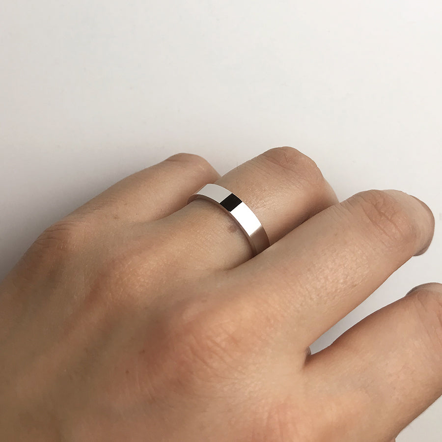 Alianza de Boda Recta 4mm