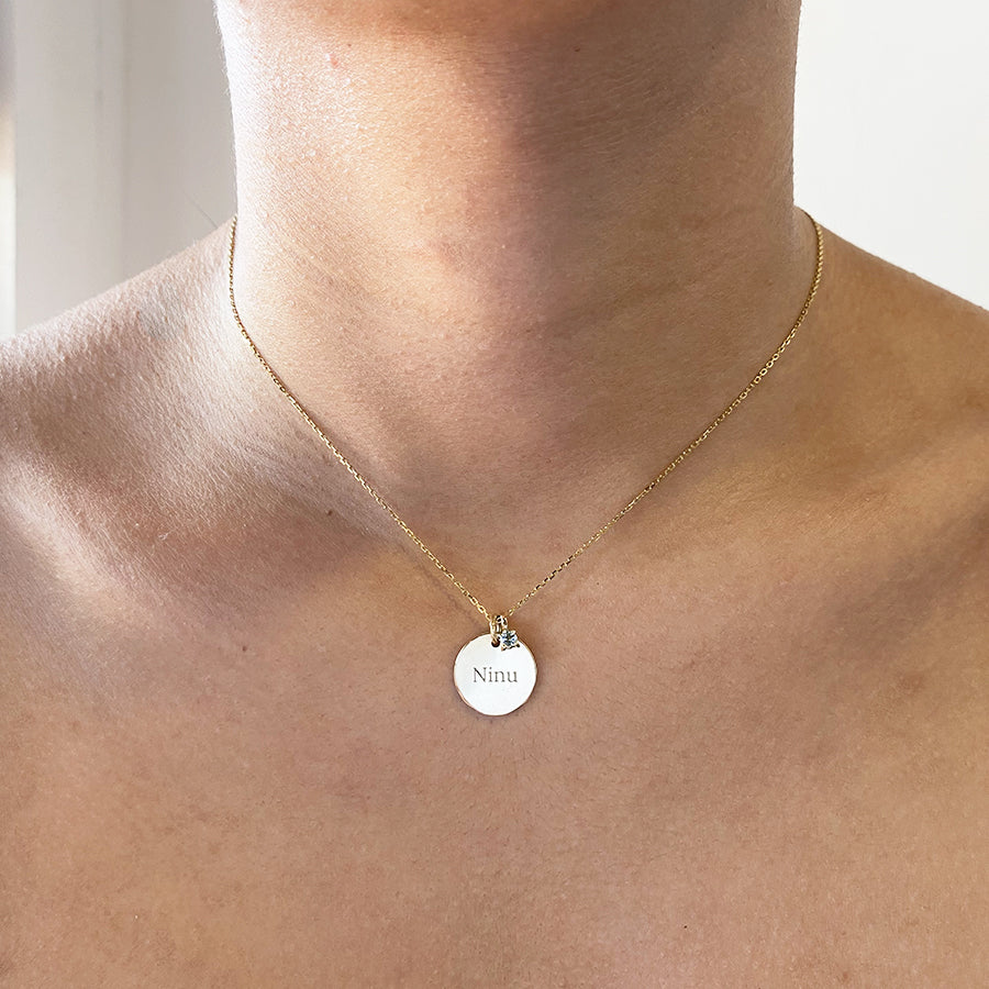 Collar Personalizable Vitality Aguamarina