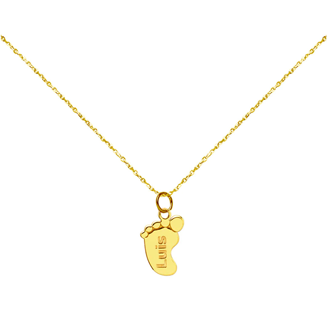 Collar huella pie