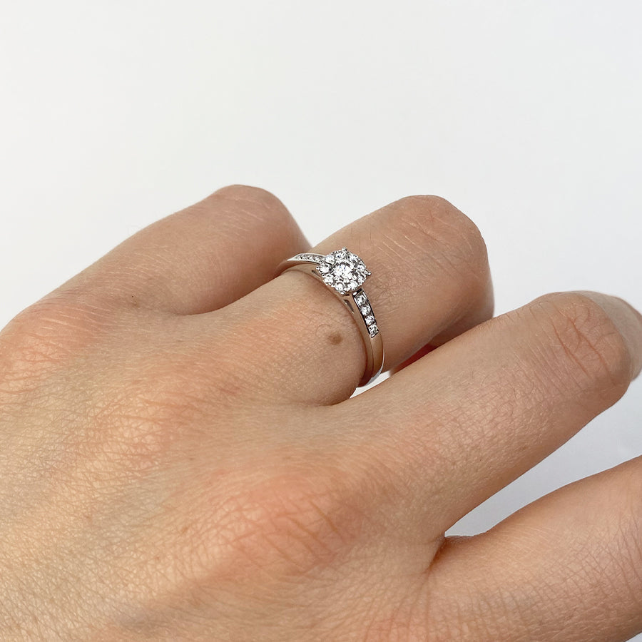 Anillo Diamantes Rigoletto 0,20ct.