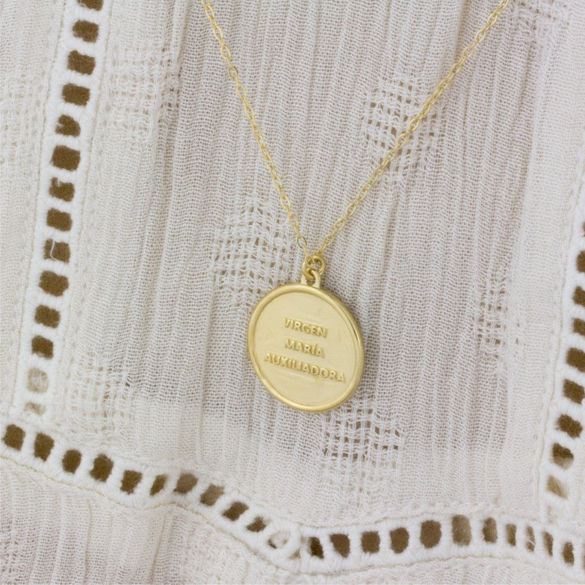 Dije Virgen María Auxiliadora de Plata 925