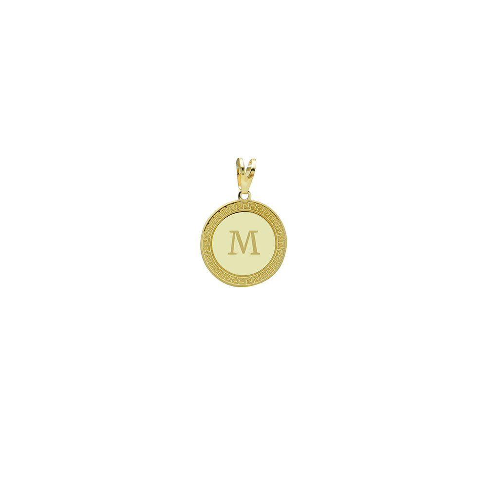 Colgante Greca de Oro Personalizado