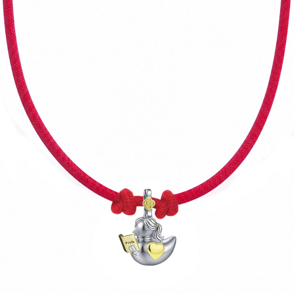 Collar elástico Patitos de Plata 925