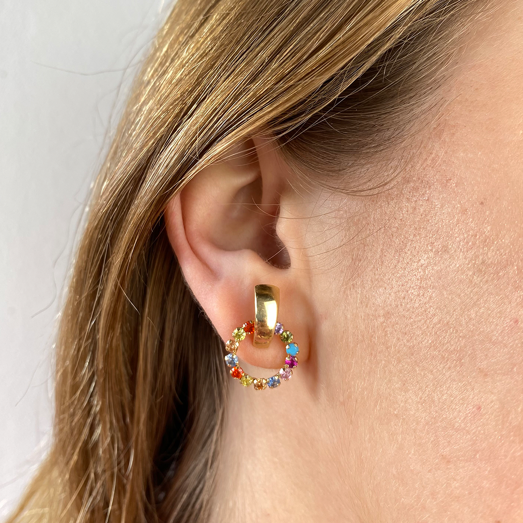 Pendientes Largos Multicolor