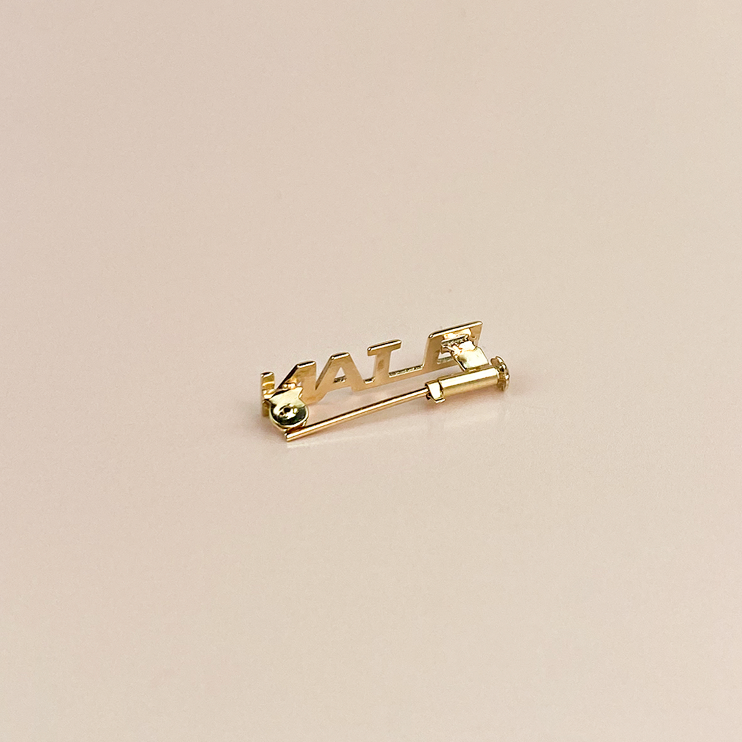 Aguja de Oro 9K para Bebé con Nombre Grabado