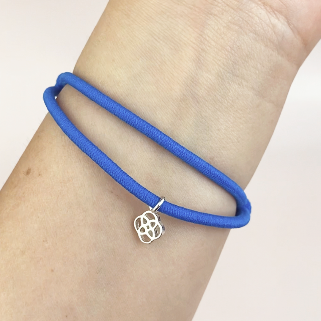 Pulsera Profe Patitos Primaria de Plata 925 con Nombre Grabado