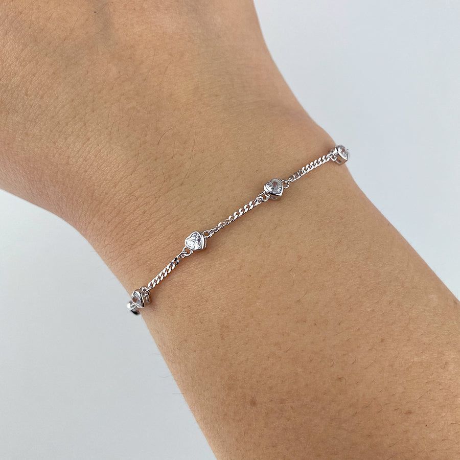 Pulsera Corazones
