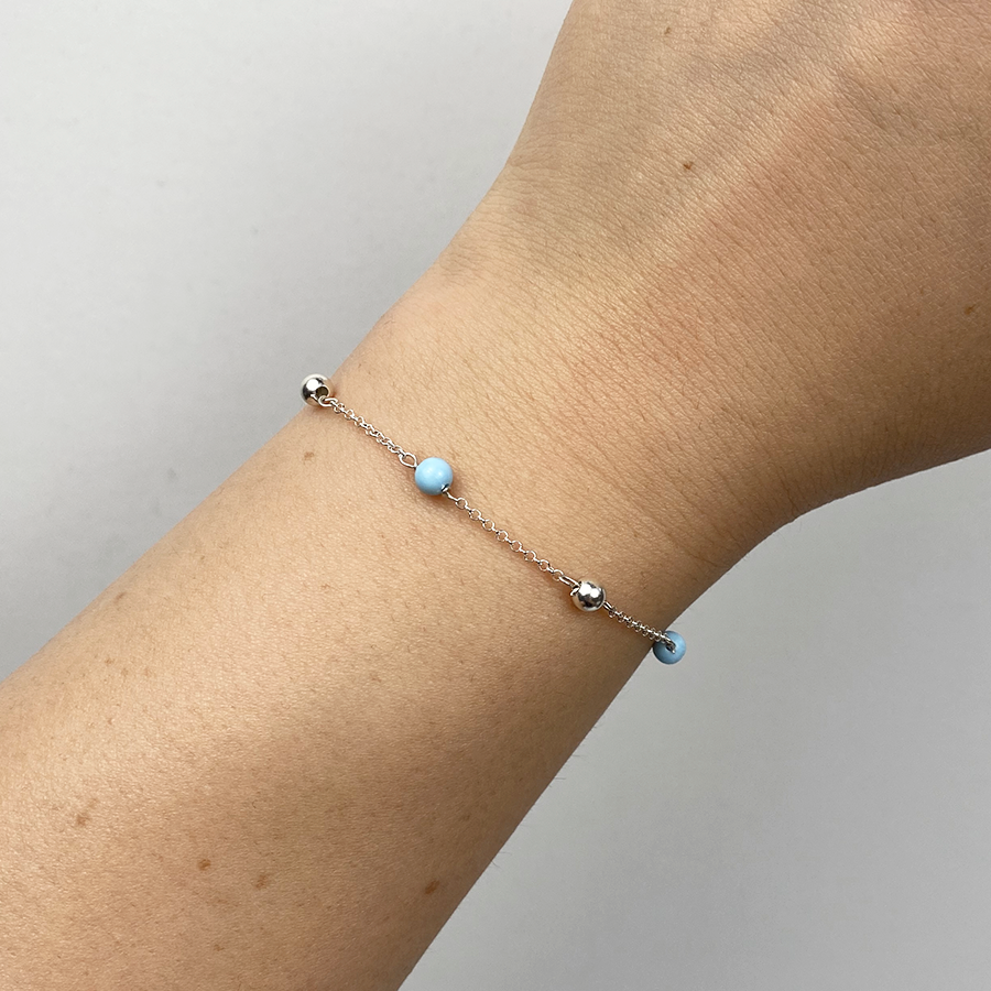 Pulsera Oceana Blue de Plata 925