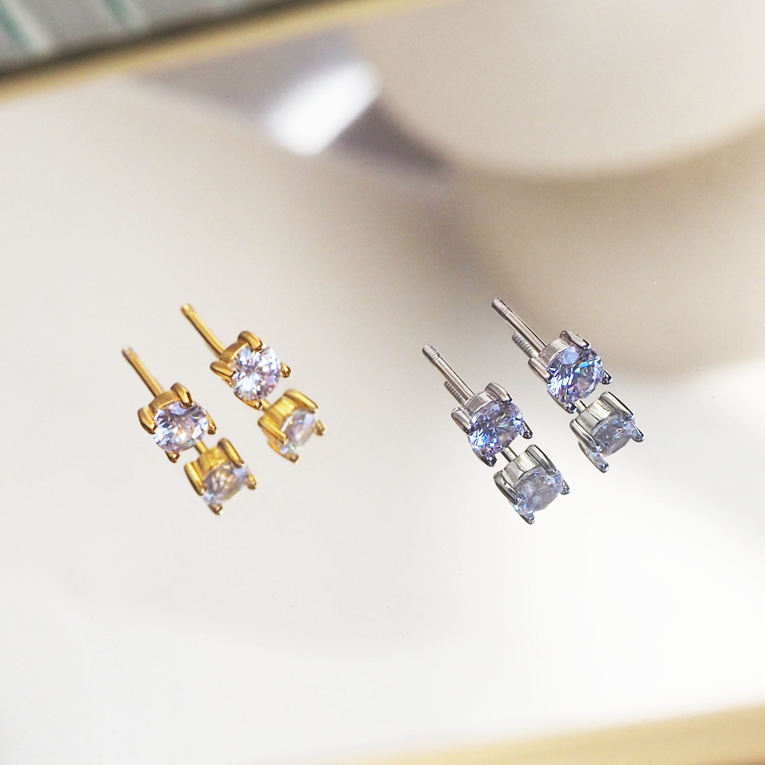 Piercing Mini de Plata con Brillante