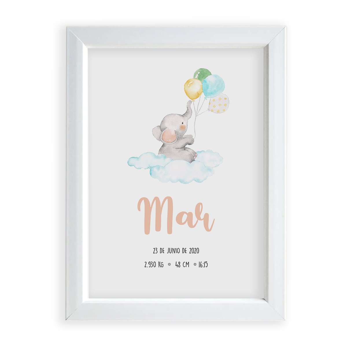 Cuadro Personalizado Elefante