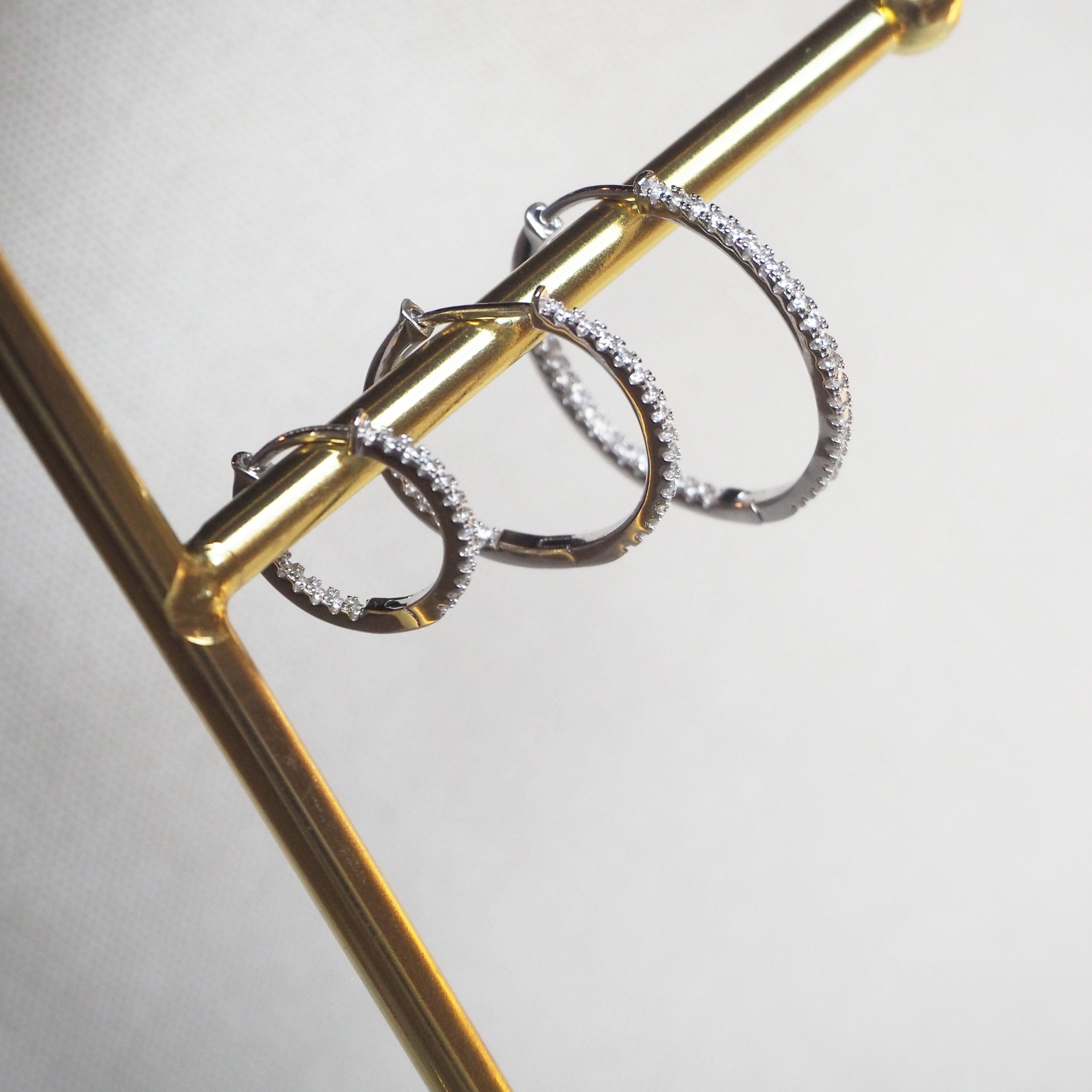Pendientes Aro de Plata con Circonitas