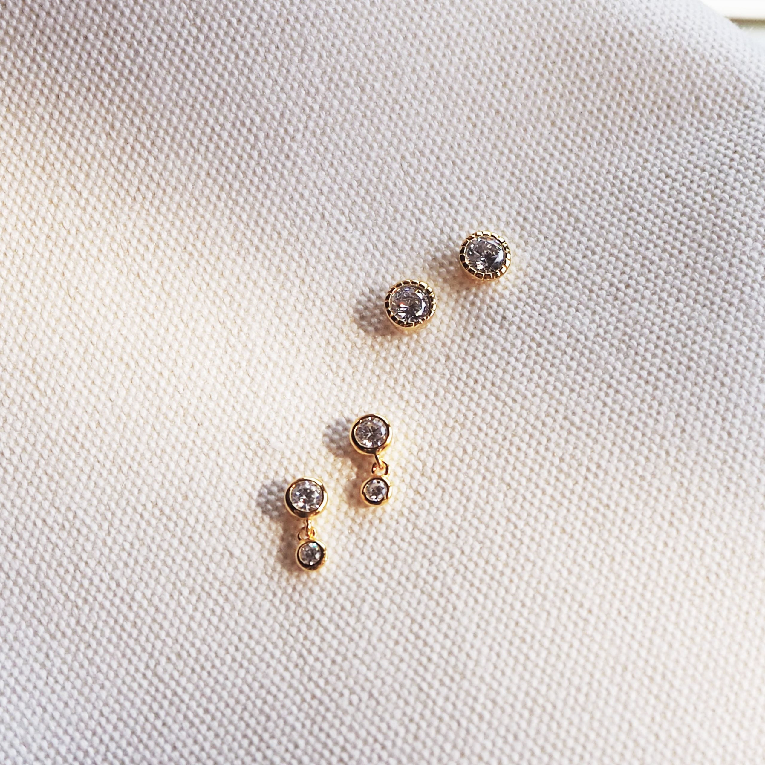 Pendientes Gota de Plata