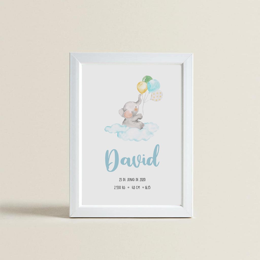Cuadro Personalizado Elefante