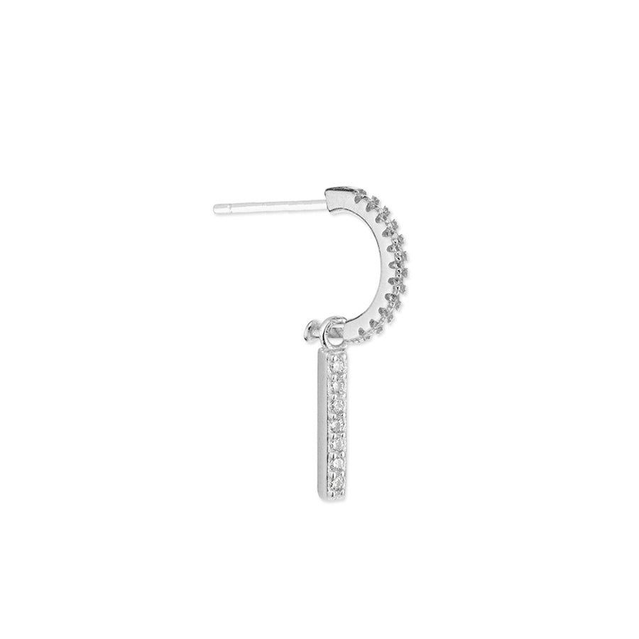 Pendientes de Plata 925 con Inicial Grabada