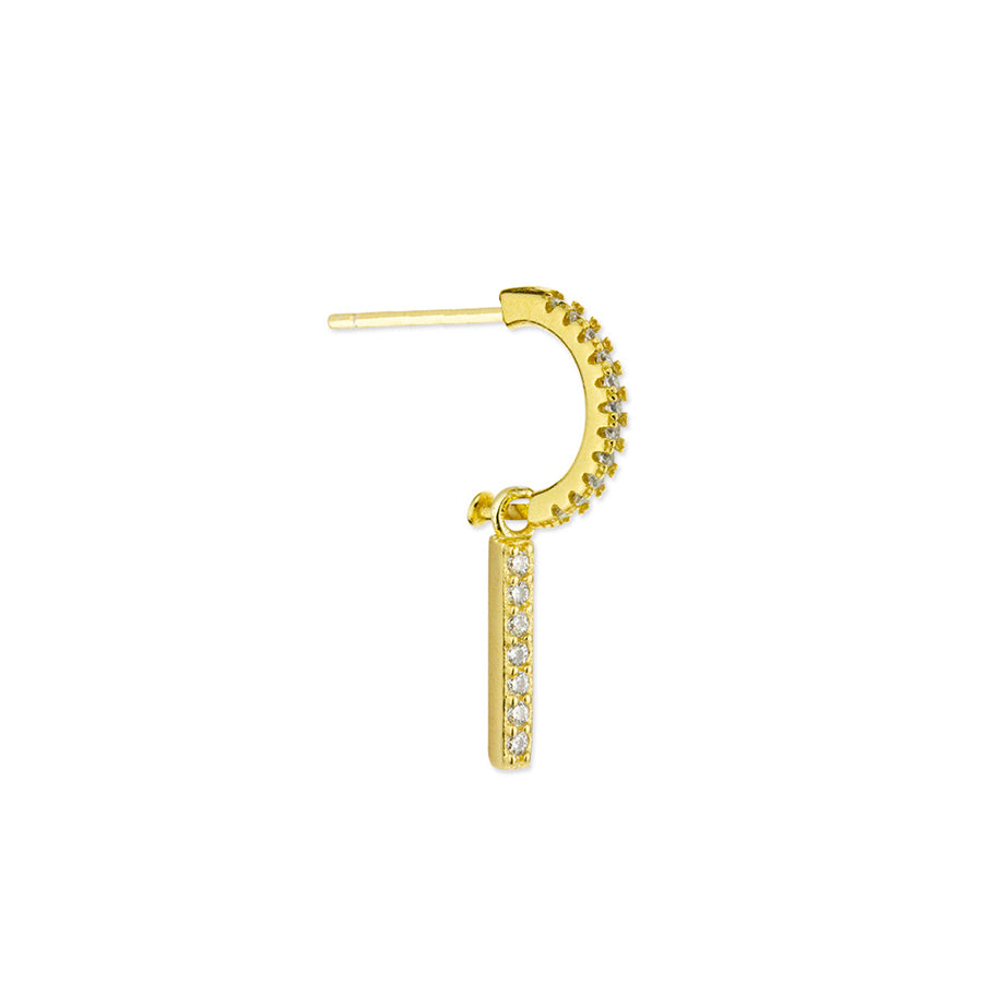 Pendientes de Plata 925 con Inicial Grabada