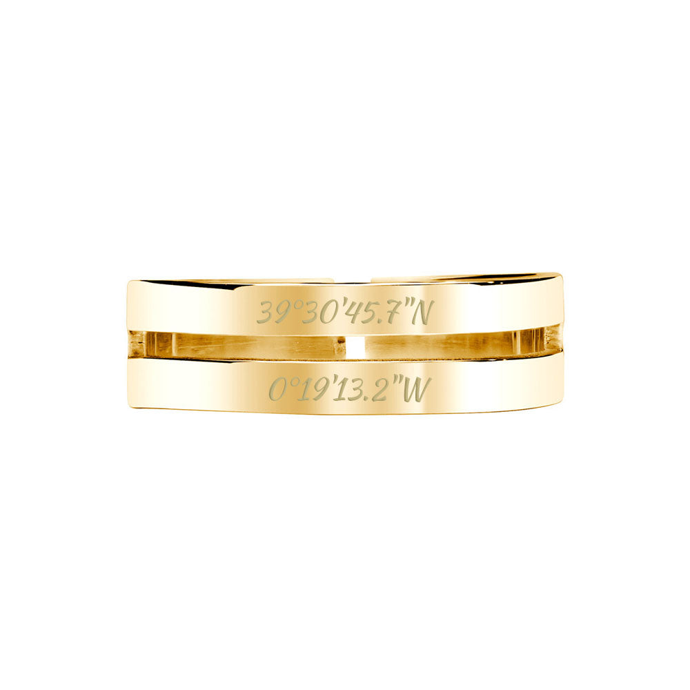 Anillo de Plata 925 con Nombres Grabados
