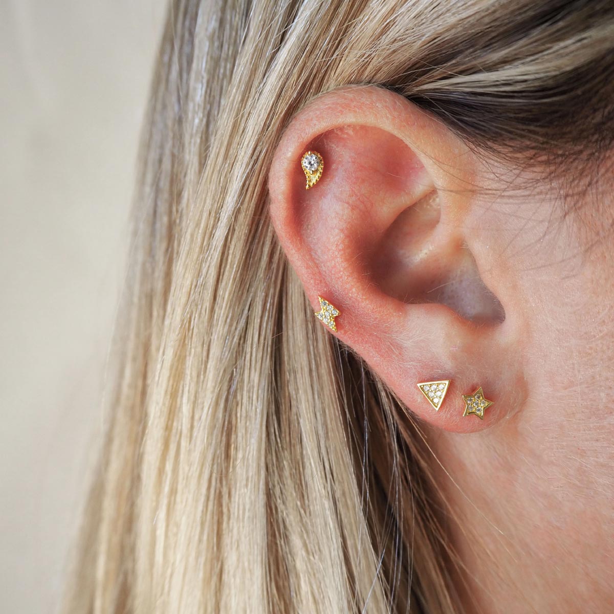 Pendientes Mini Étnicos de Plata