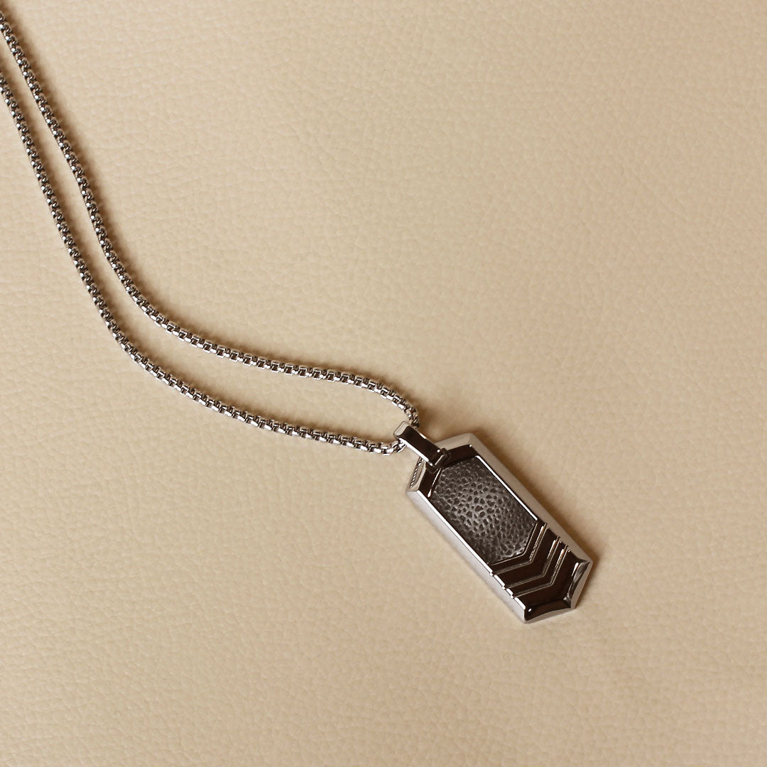Collar Bala Militar de Acero para Hombre Personalizado