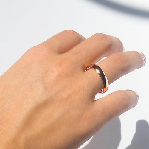 Alianza de Boda Media Caña 4mm