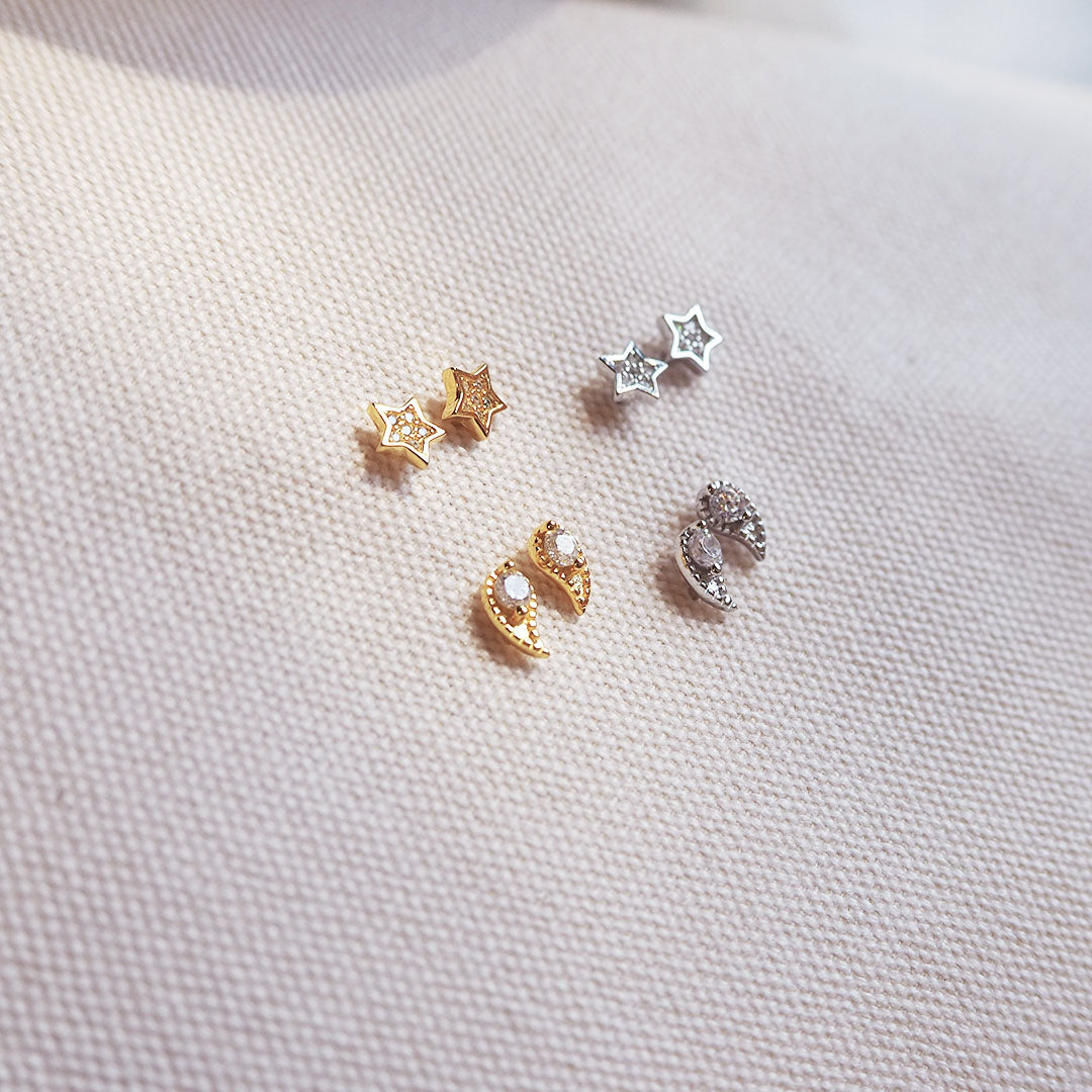 Pendientes Mini Étnicos de Plata