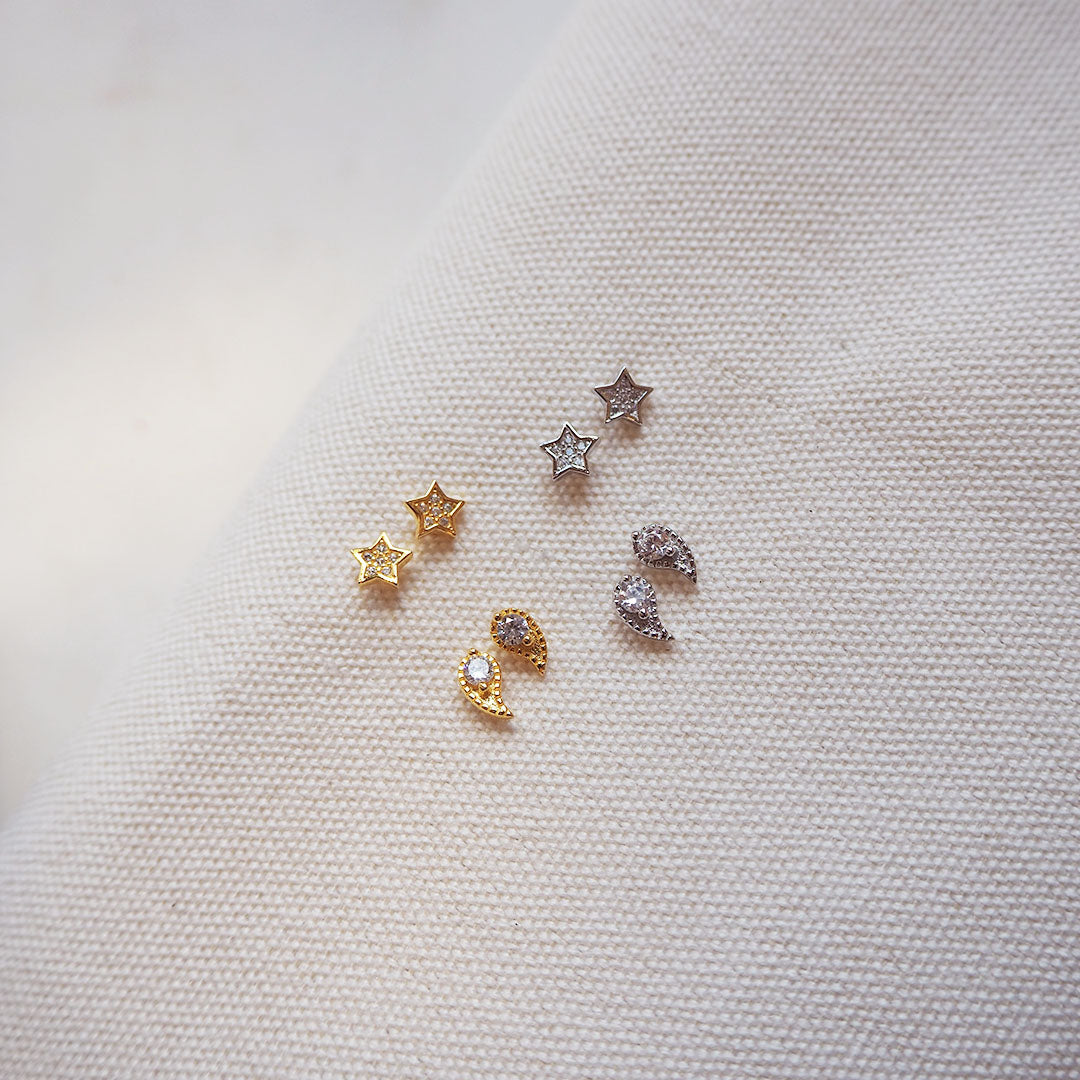 Pendientes Mini Estrellas
