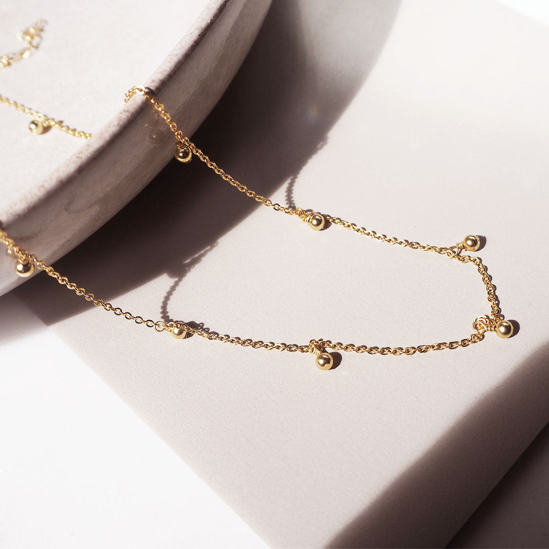 Collar de Bolas de Plata 925