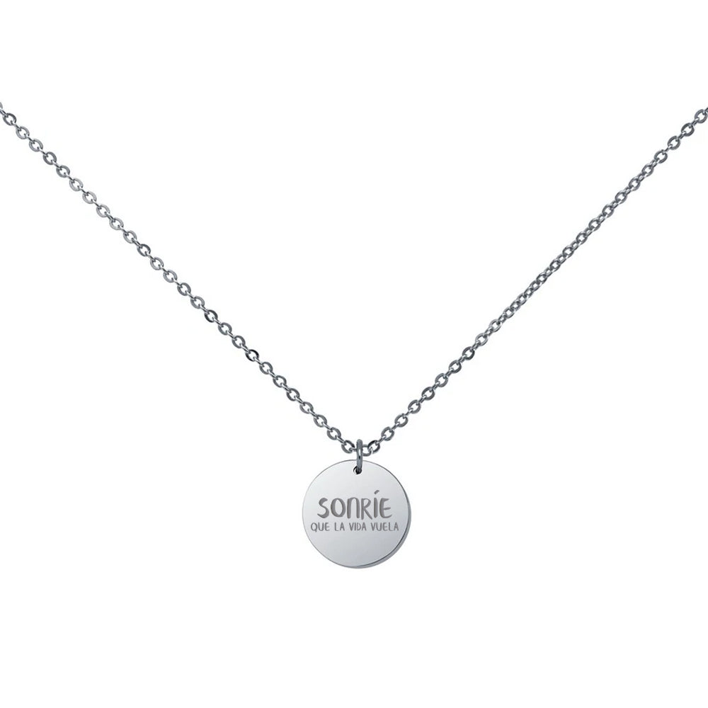 Collar Vintage de Acero Personalizado