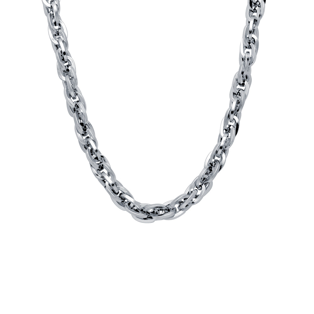 Collar Eslabones Lince de Acero para Hombre