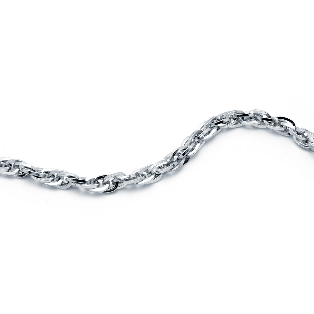 Collar Eslabones Lince de Acero para Hombre