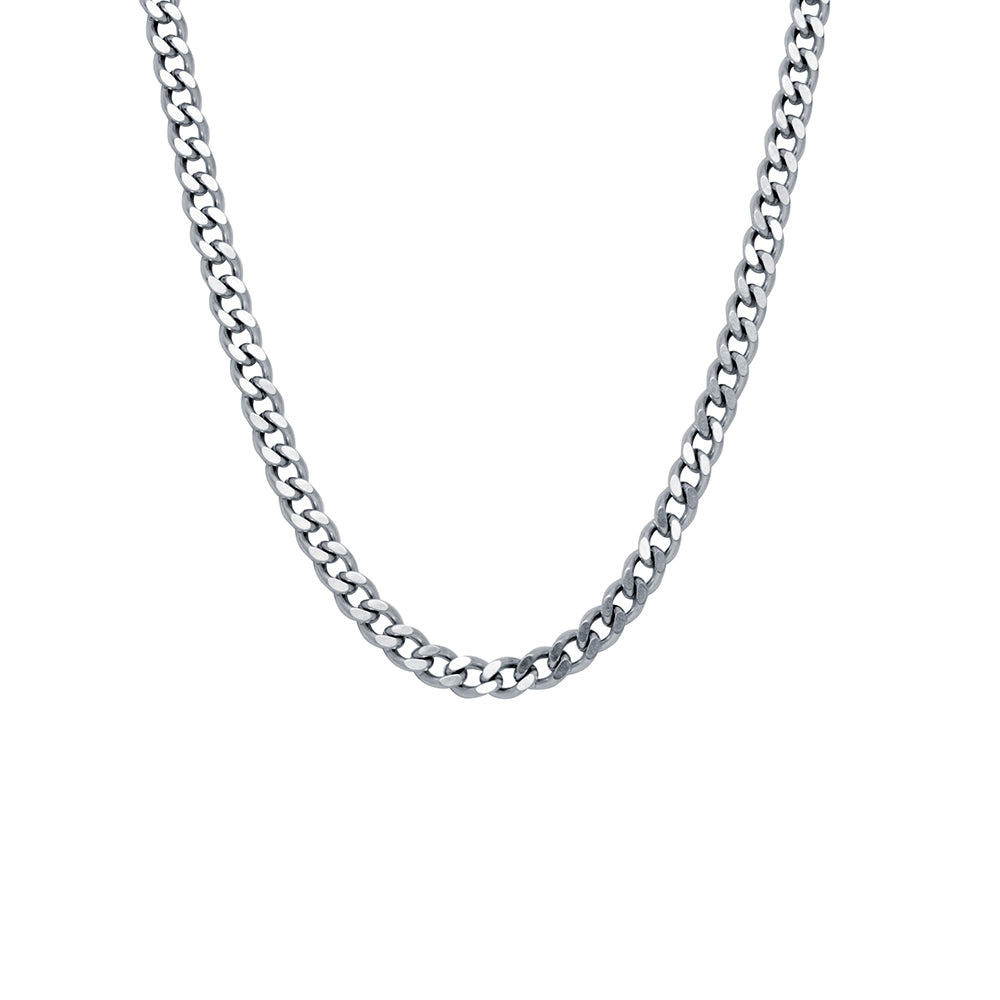 Collar Barbada Cubana de Acero para Hombre