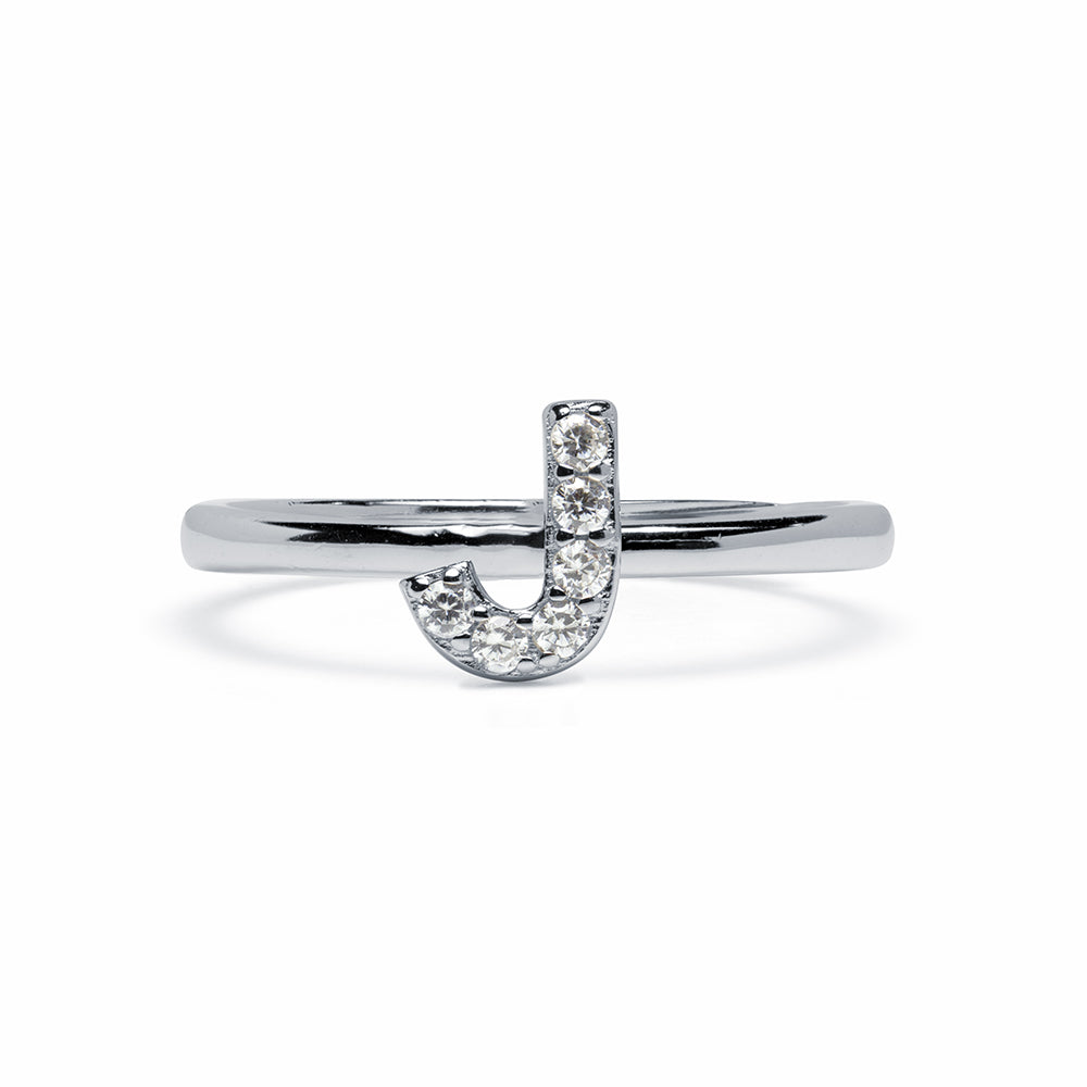 Anillo de Plata 925 con Inicial Grabada