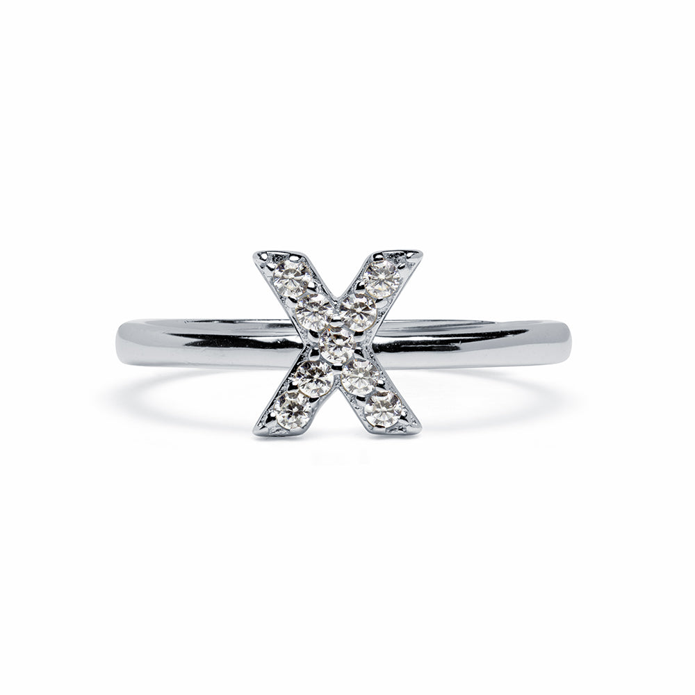 Anillo de Plata 925 con Inicial Grabada