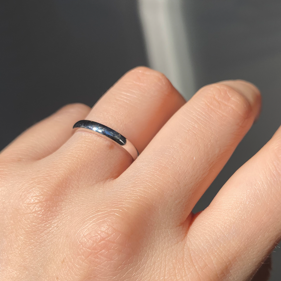 Alianza de Boda Media Caña 3mm