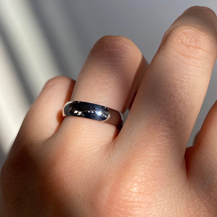 Alianza de Boda Media Caña 5mm