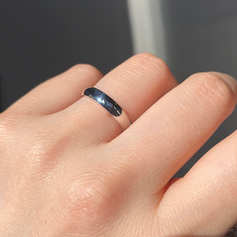 Alianza de Boda Media Caña 4mm