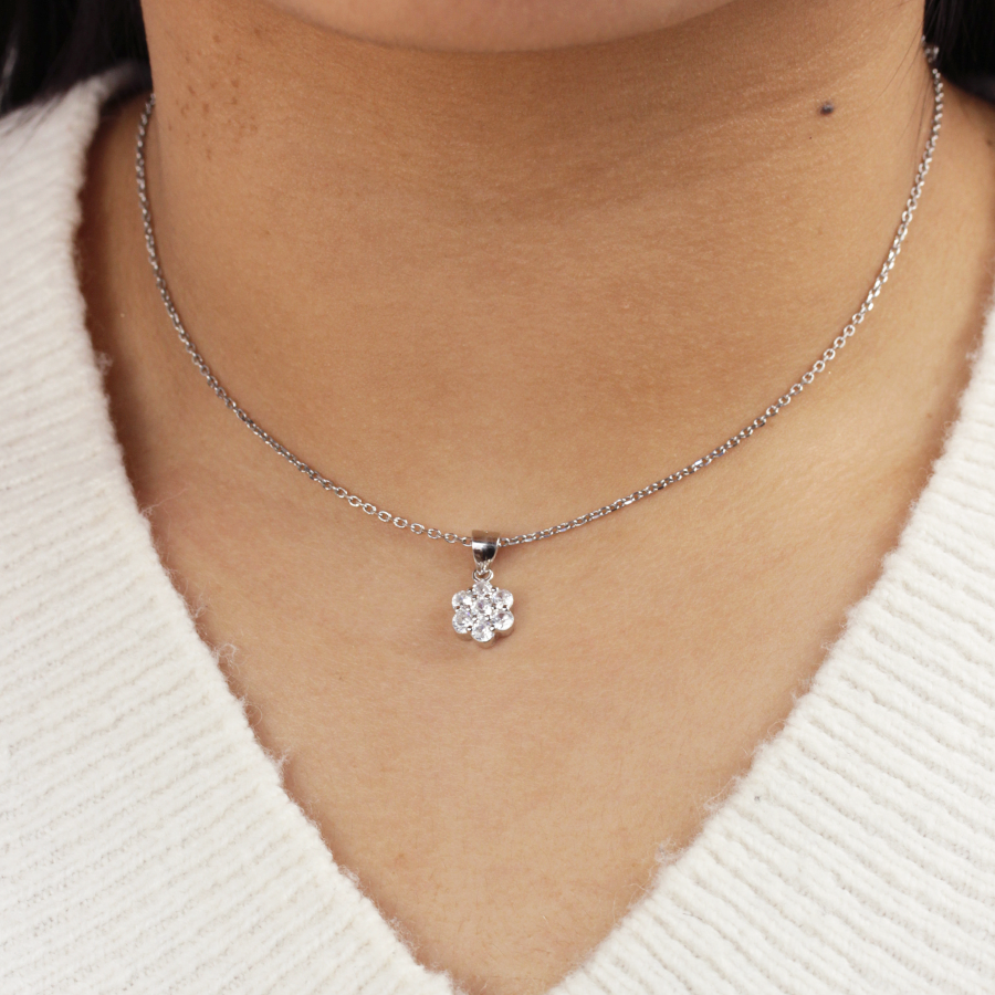 Collar y Pendientes Classic Flower