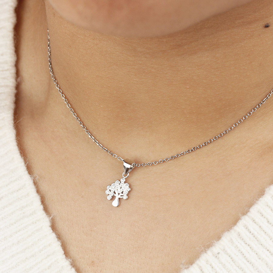 Collar y Pendientes Árbol Vida