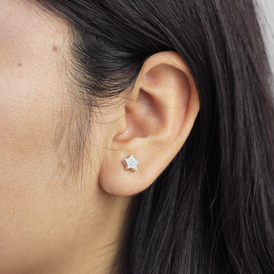Collar y Pendientes Star de Plata 925
