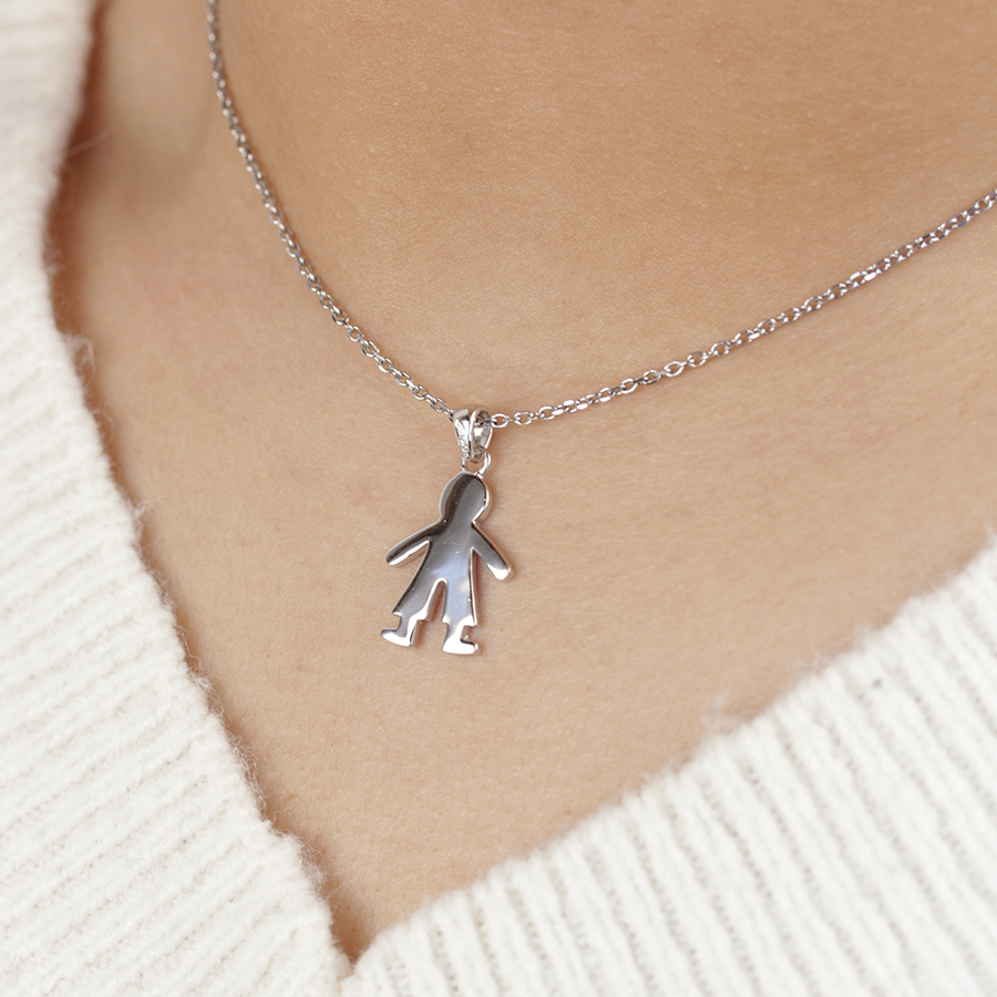 Collar Niño de Plata 925 Personalizado