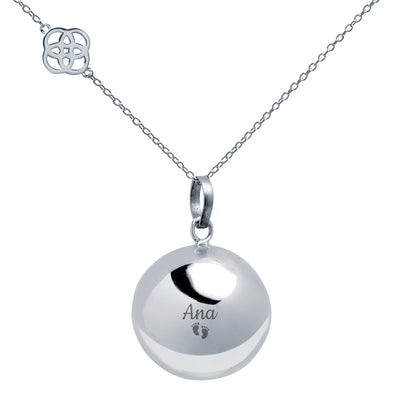 Collar Llamador de Ángeles de Plata 925 Personalizado