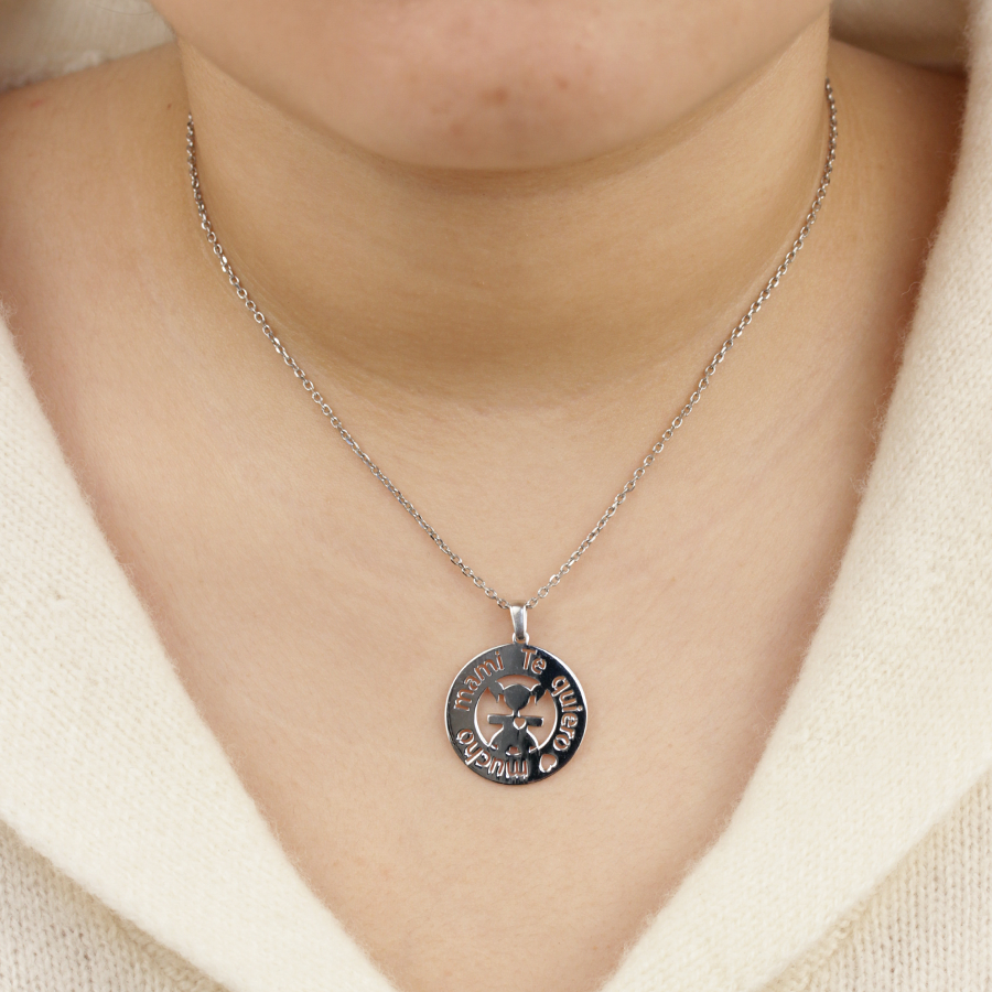 Collar Te quiero Mami Niña