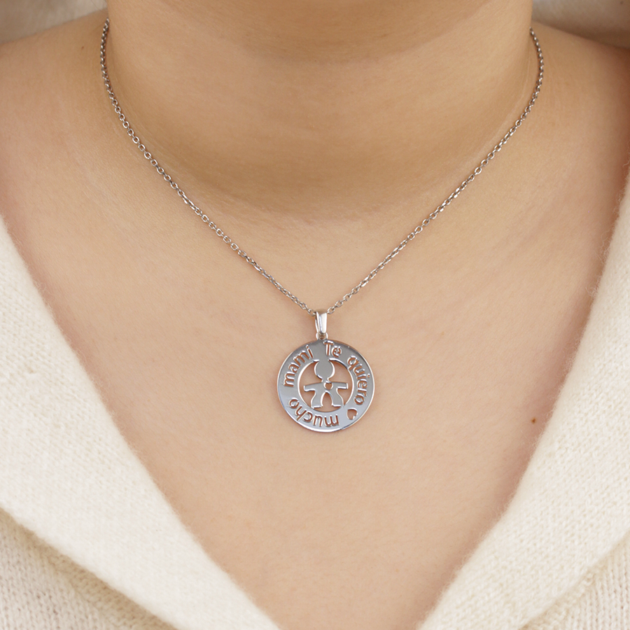 Collar Te quiero Mami Niño