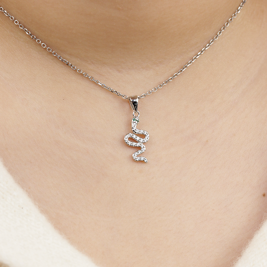 Collar Serpiente de Plata 925