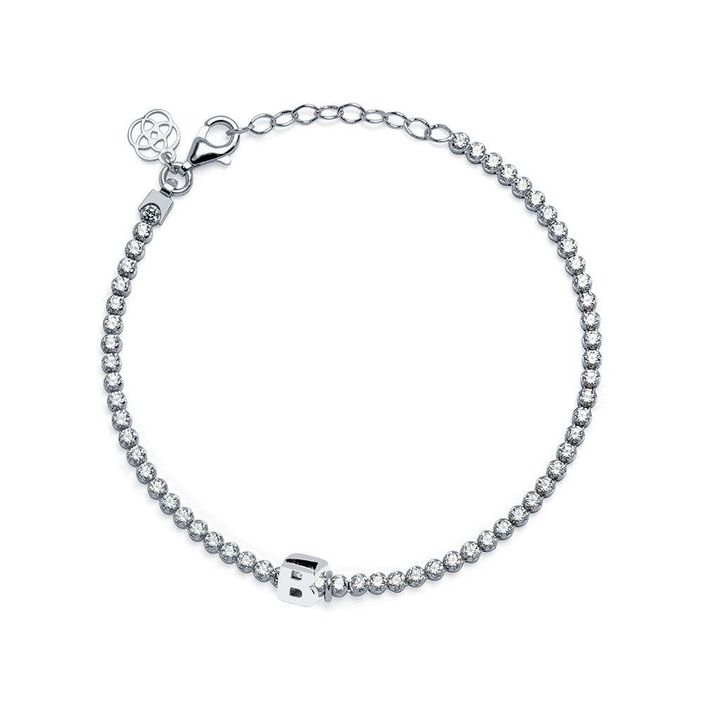 Charm Clip Love de Plata 925 con Inicial Grabada