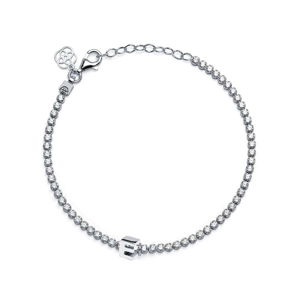 Charm Clip Love de Plata 925 con Inicial Grabada
