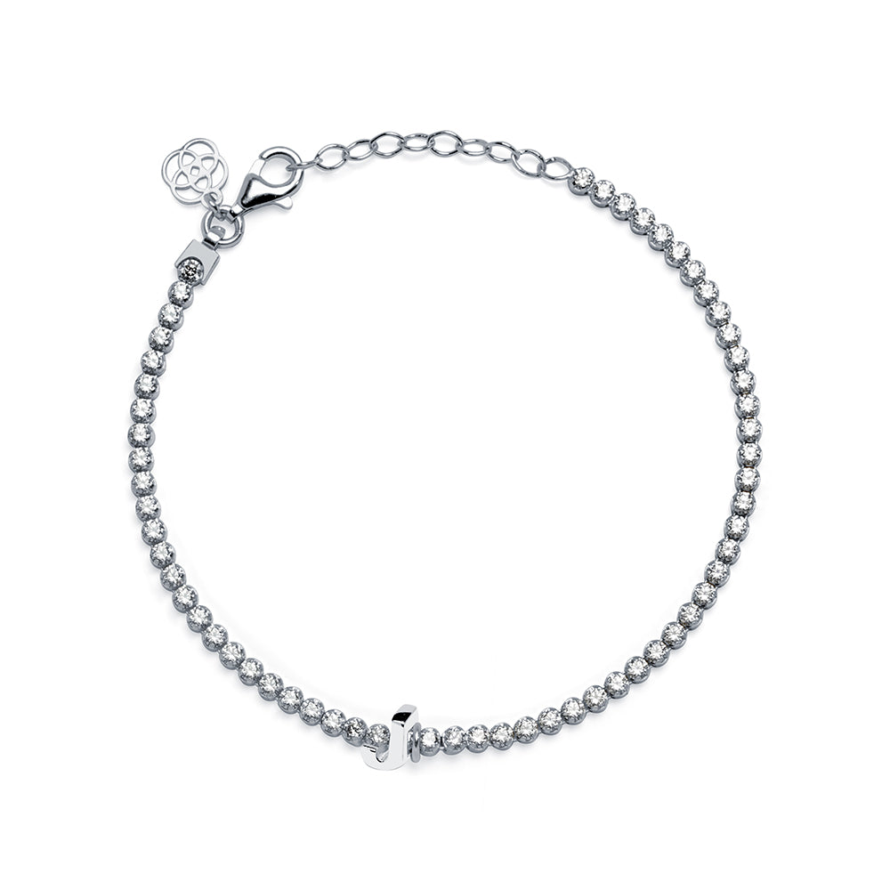Charm Clip Love de Plata 925 con Inicial Grabada