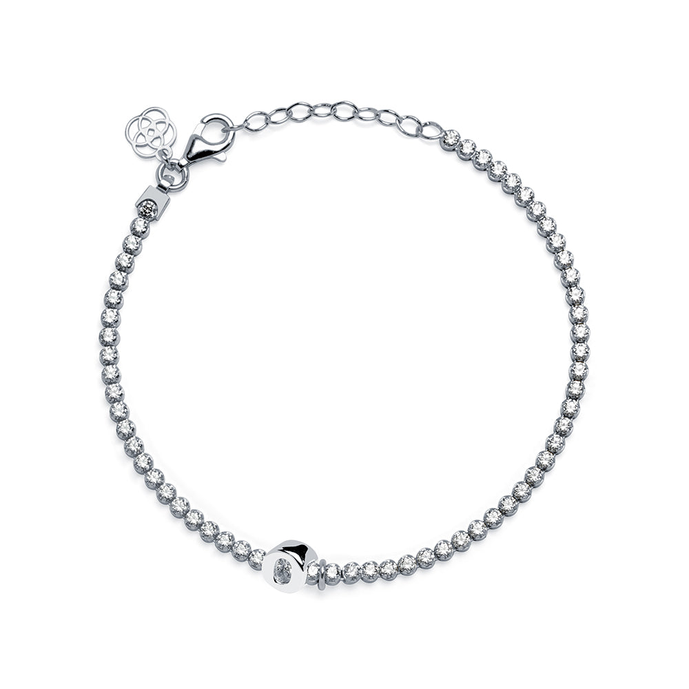 Charm Clip Love de Plata 925 con Inicial Grabada