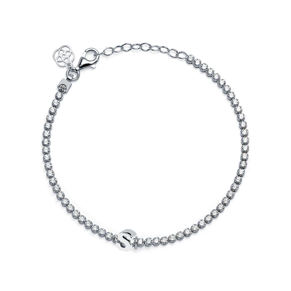 Charm Clip Love de Plata 925 con Inicial Grabada
