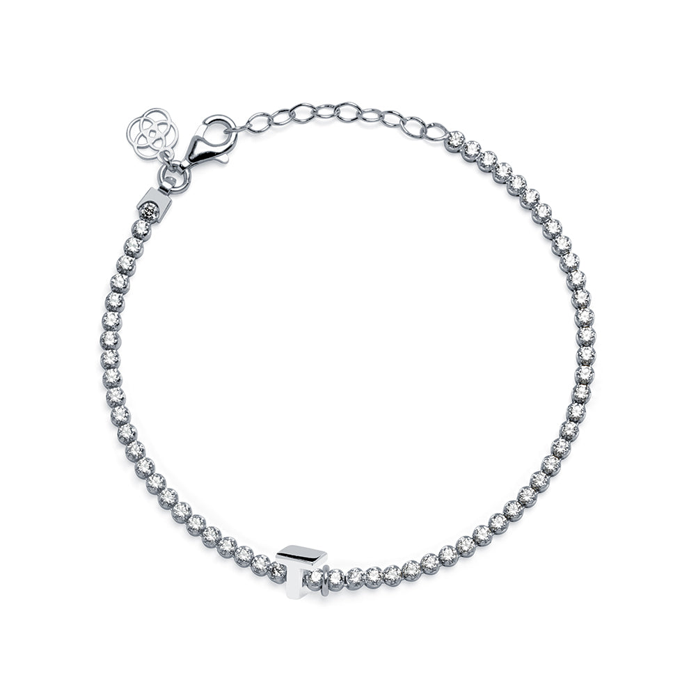 Charm Clip Love de Plata 925 con Inicial Grabada