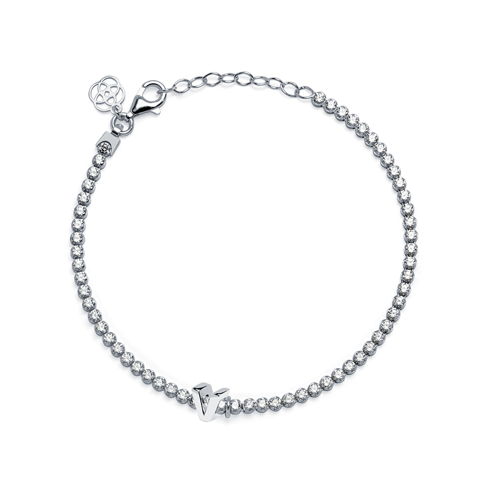 Charm Clip Love de Plata 925 con Inicial Grabada